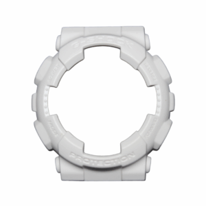 CAPA CASIO ORIGINAL G-SHOCK GA-100-COR BRANCO FOSCO COM LETRAS BRANCAS-SERVE TODOS OS MODELOS-GA-100-GA-110-GA-120-GA-140-GD-100-GD-110