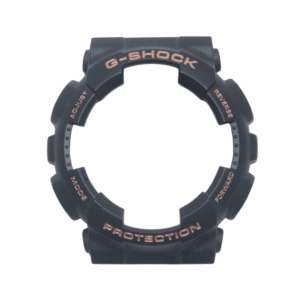CAPA ORIGINAL CASIO G-SHOCK GA-100 COR PRETO FOSCO COM LETRAS ROSE -SERVE TODOS OS MODELOS/GA-100,GD-100,GA-110,GA-120,GA-140,GD-120