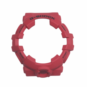 CAPA CASIO ORIGINAL G-SHOCK GA-700-COR VERMELHA COM LETRAS PRETAS-SERVE P/ TODOS OS MODELOS-GA-700-GA-710-GA-735-BEZEL