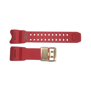 Pulseira Casio Original VERMELHA G-SHOCK GWG-1000GB-4A FIVELA E FECHO DOURADO/para todos os modelos GWG-1000GWG 1000GB 4A