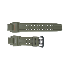 PULSEIRA CASIO ORIGINAL G-SCHOCK GA-1100 KH 3A - VERDE OLIVA ESCRITA COR BRANCA E LARANJA