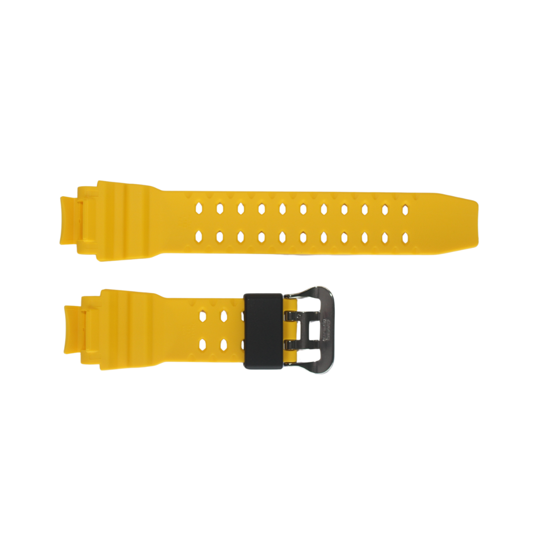 PULSEIRA CASIO G-SCHOK ORIGINAL GA-1000 9B AMARELA COM ESCRITA EM PRETO - Imagem 4
