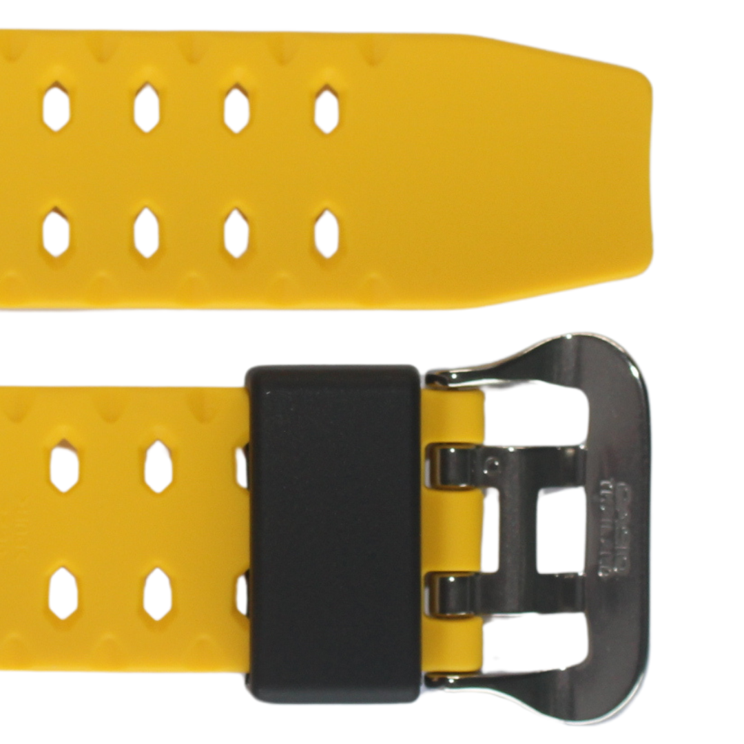 PULSEIRA CASIO G-SCHOK ORIGINAL GA-1000 9B AMARELA COM ESCRITA EM PRETO - Imagem 6