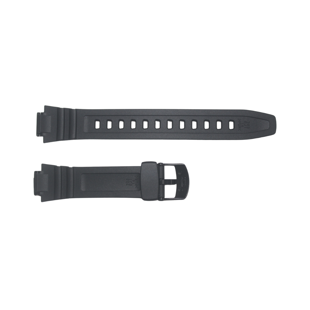 PULSEIRA CASIO ORIGINAL AQ-180W 1BV NA COR PRETO E FIVELA NA COR PRETO - Imagem 4