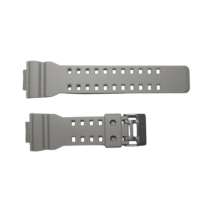 PULSEIRA CASIO ORIGINAL G-SCHOK GA-100SD-8A -NA COR BEGE MILITAR/AREIA PASSADOR PRATA EM AÇO