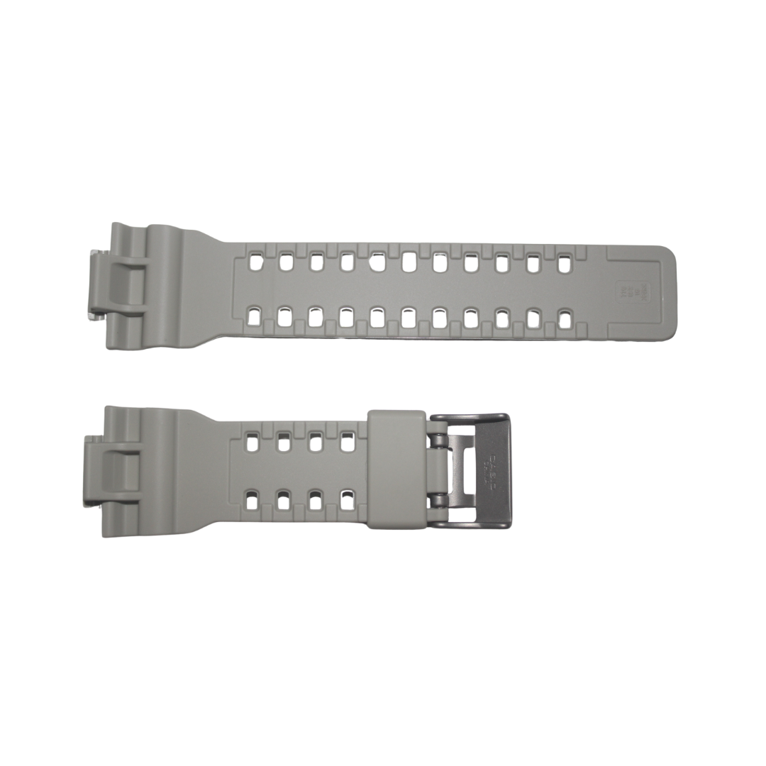 PULSEIRA CASIO ORIGINAL G-SCHOK GA-100SD-8A -NA COR BEGE MILITAR/AREIA PASSADOR PRATA EM AÇO - Imagem 4