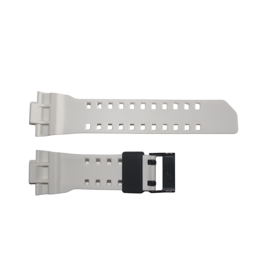 PULSEIRA CASIO ORIGINAL G-SCHOK GBA 400 7C COR BRANCA - COM FIVELA E PASSADOR PRETO - Imagem 4