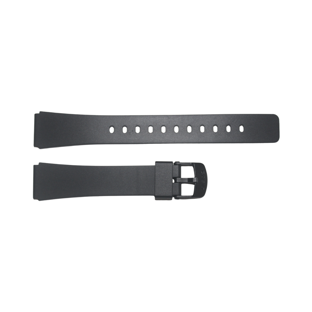 PULSEIRA CASIO ORIGINAL LW 204 1A NA COR PRETA E FIVELA PRETA