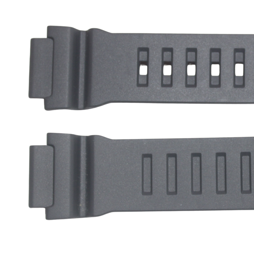 PULSEIRA CASIO ORIGINAL WS-1400H 1A - NA COR CINZA FIVELA PRETA PASSADOR EM BORRACHA CINZA - Imagem 2