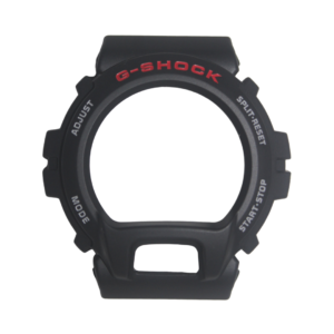 CAPA CASIO ORIGINAL G-SHOCK DW-6600 DW-6900 COR PRETO FOSCO C/LETRAS BRANCAS E VERMELHAS-SERVE TODOS OS MODELOS DW-6600  DW-6900