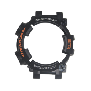CAPA CASIO ORIGINAL G-SHOCK FROGMAN GWF-D1000ARR-1 /LETRAS BRANCAS E LARANJA-ORIGINAL